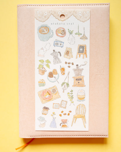 Stickers Café Utakata Seal Coffee