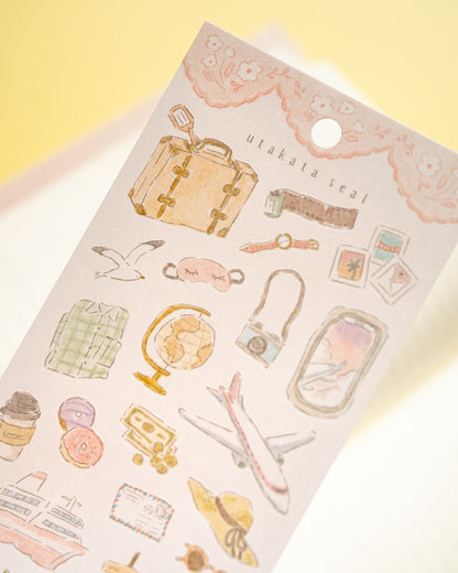Stickers Voyage Utakata Seal Travel