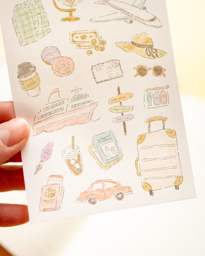 Stickers Voyage Utakata Seal Travel