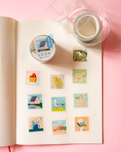 Stickers Timbres Soda 5eme Edition King Jim