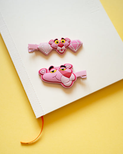 Clips Panthère Rose (2 clips)