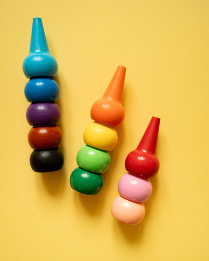 Baby Color 12 Crayons de Couleur Empilables