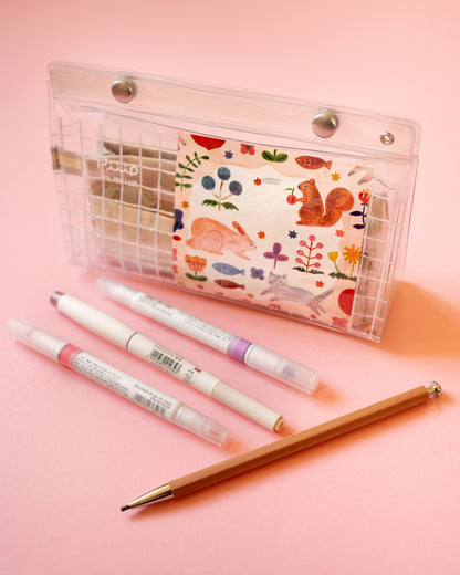 Trousse Piiip Kokuyo Beige