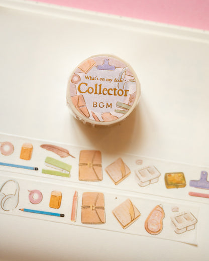Masking Tape Collector My Desk BGM