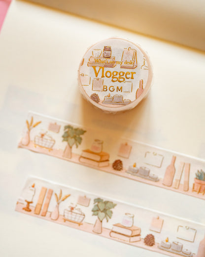 Masking Tape Vlogger My Desk BGM