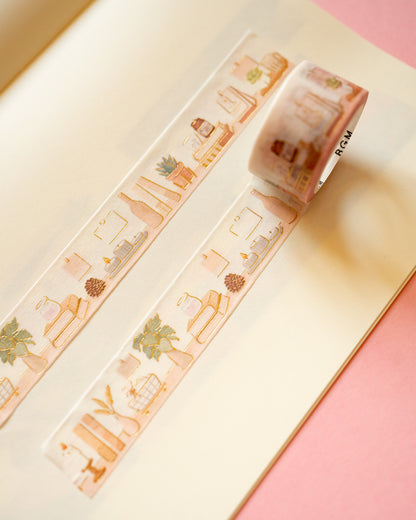 Masking Tape Vlogger My Desk BGM