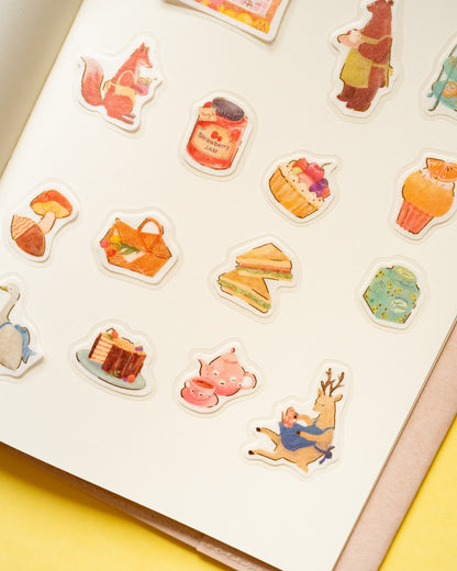 Stickers Flocons Sweet Café BGM