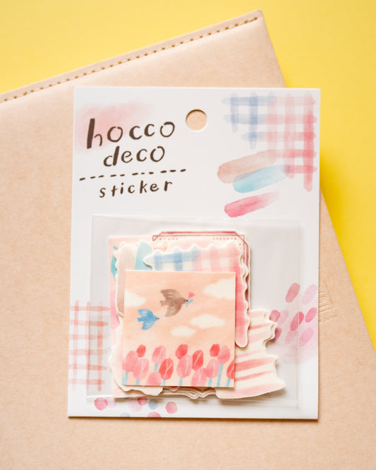 Stickers Hocco Deco Flake Rose