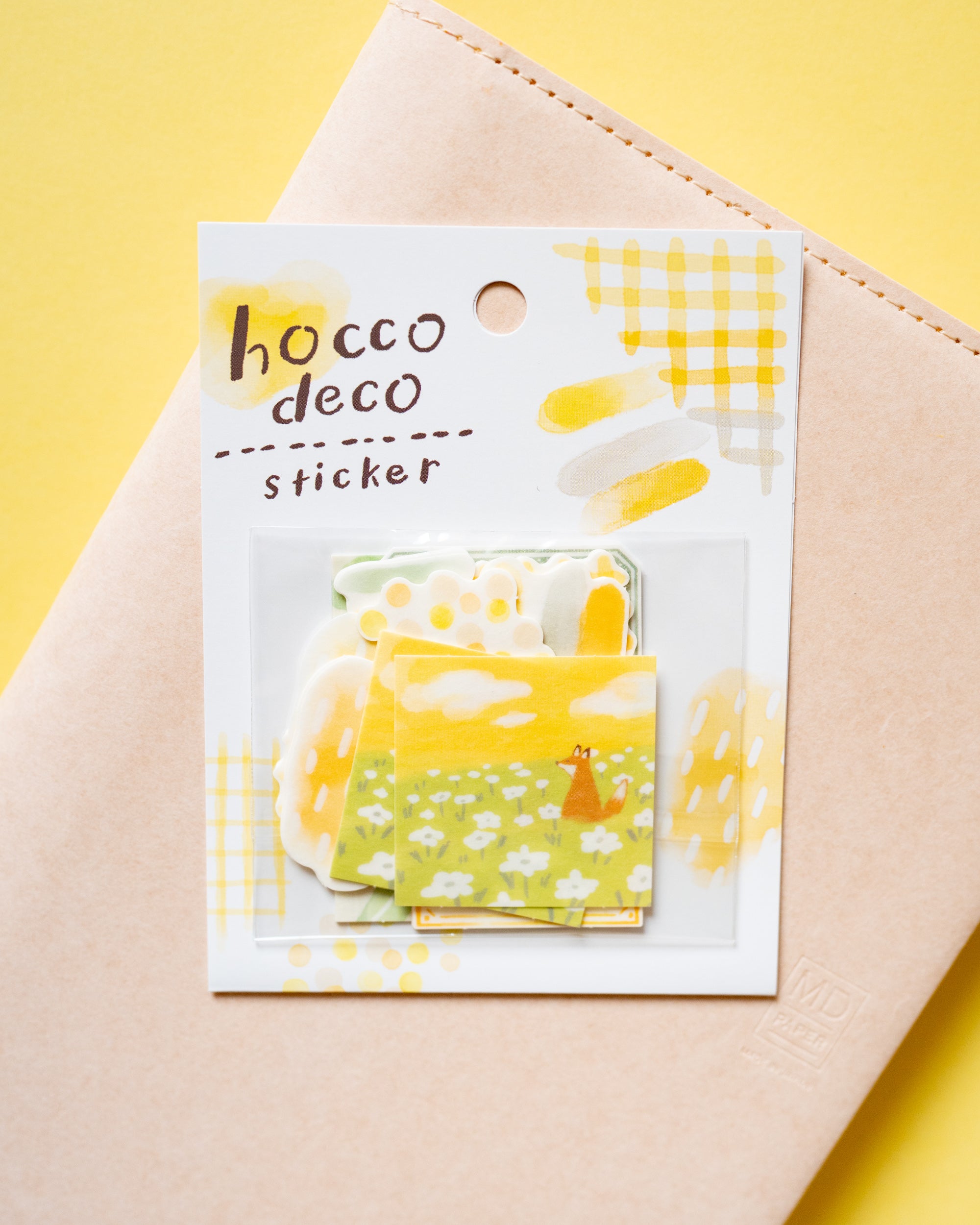Sticker Rework Jaune Stickers Hocco Deco Flake Jaune – Monoe Shop