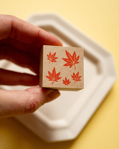 Akane Autumn Leaves Stamp