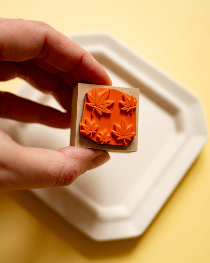 Akane Autumn Leaves Stamp