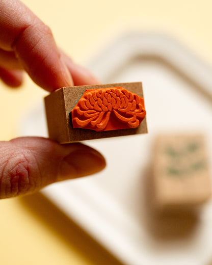 Akane Chrysanthemum Flower Stamps