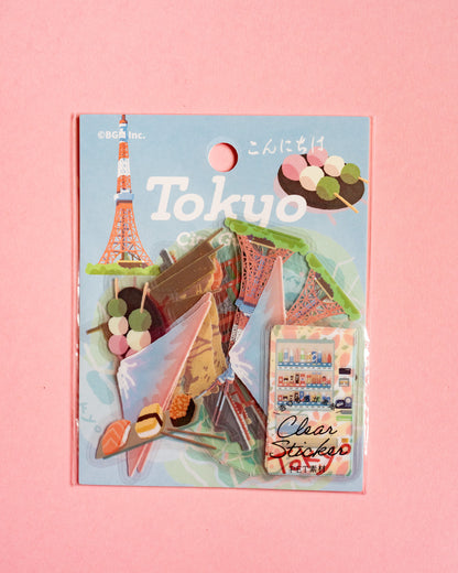 Stickers City Walk Tokyo - Clear Seal BGM