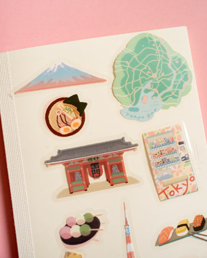 Stickers City Walk Tokyo - Clear Seal BGM