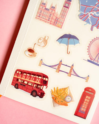 Stickers City Walk Londres - Clear Seal BGM