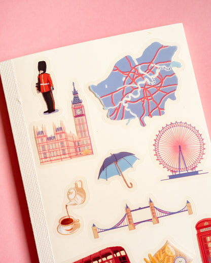 Stickers City Walk Londres - Clear Seal BGM