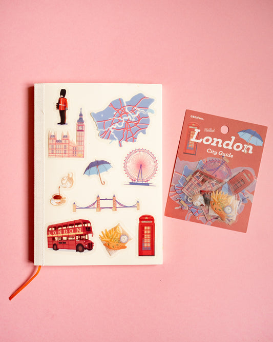 City Walk London Stickers - Clear Seal BGM 