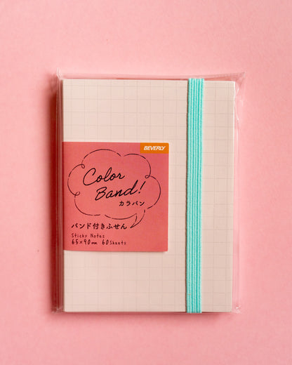 Carnet de notes autocollantes Color Band Corail