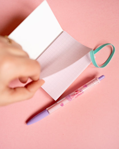 Carnet de notes autocollantes Color Band Corail
