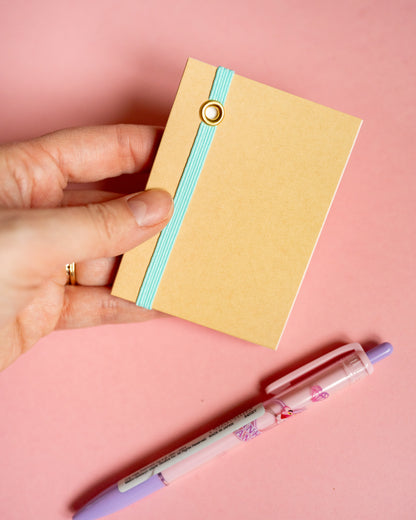 Carnet de notes autocollantes Color Band Corail