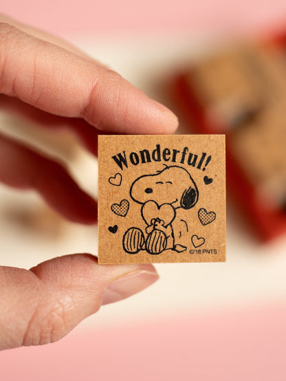 Coffret de tampons Snoopy et Peanuts