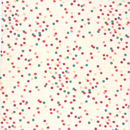 Furoshiki Modern Girl Konpeito Beige en coton bio 70 cm