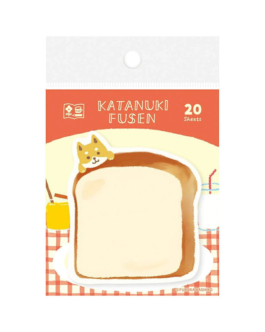 Watashibiyori Bread and Dog Furakawa Paper Sticky Notes