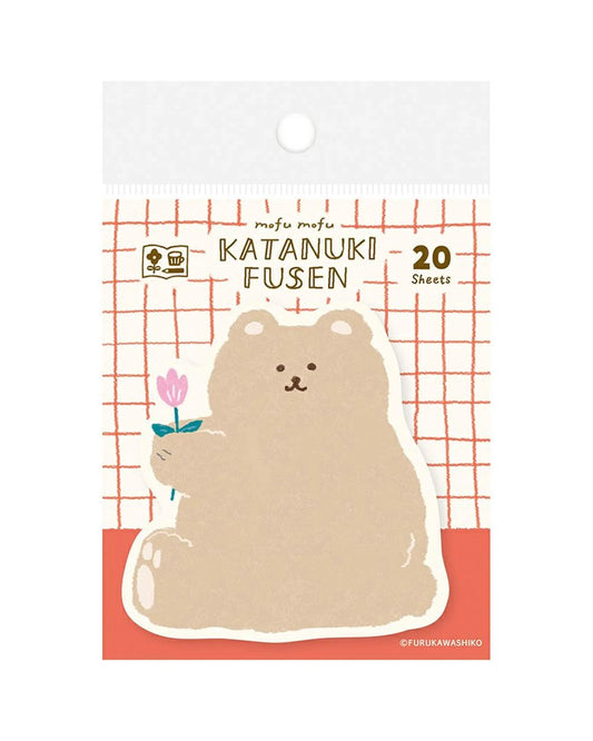 Watashibiyori Fluffy Bear Furakawa Paper Sticky Notes