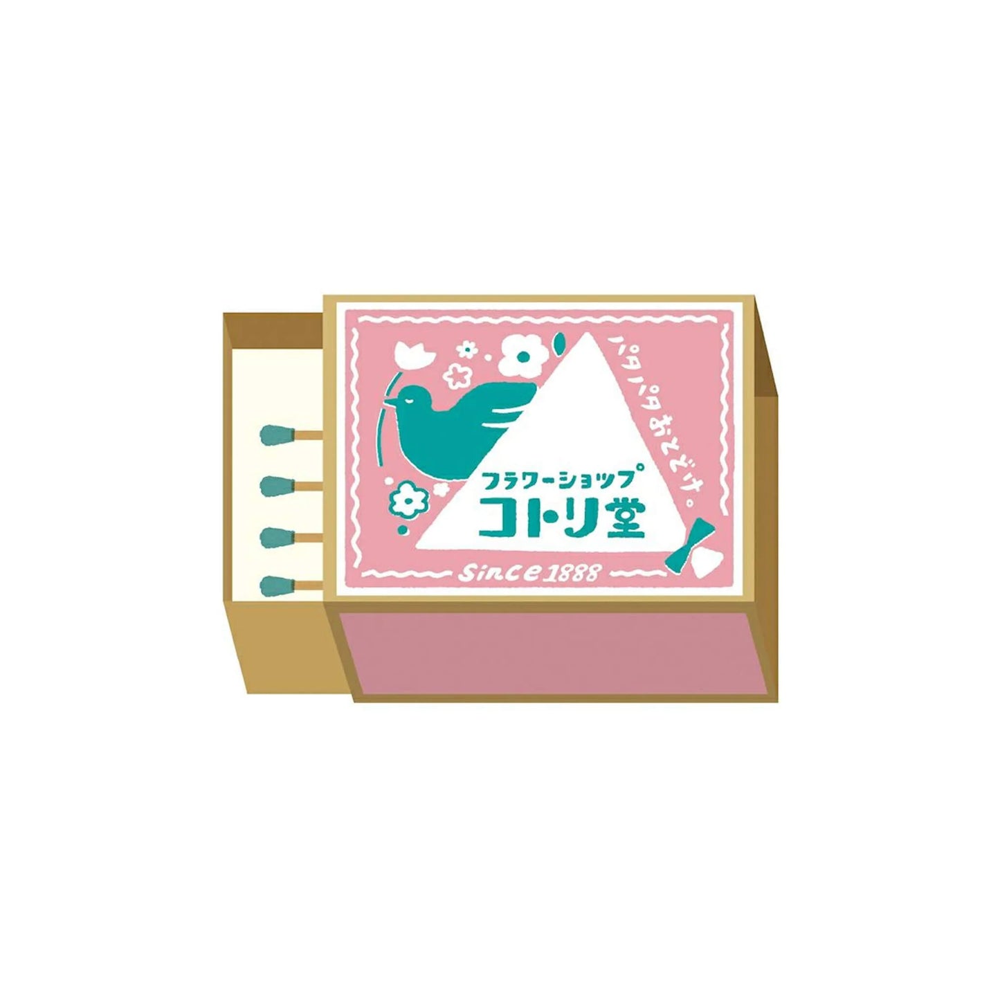 Boite d'Allumettes Memo Flower Shop Kotori-dō Furukawa Paper