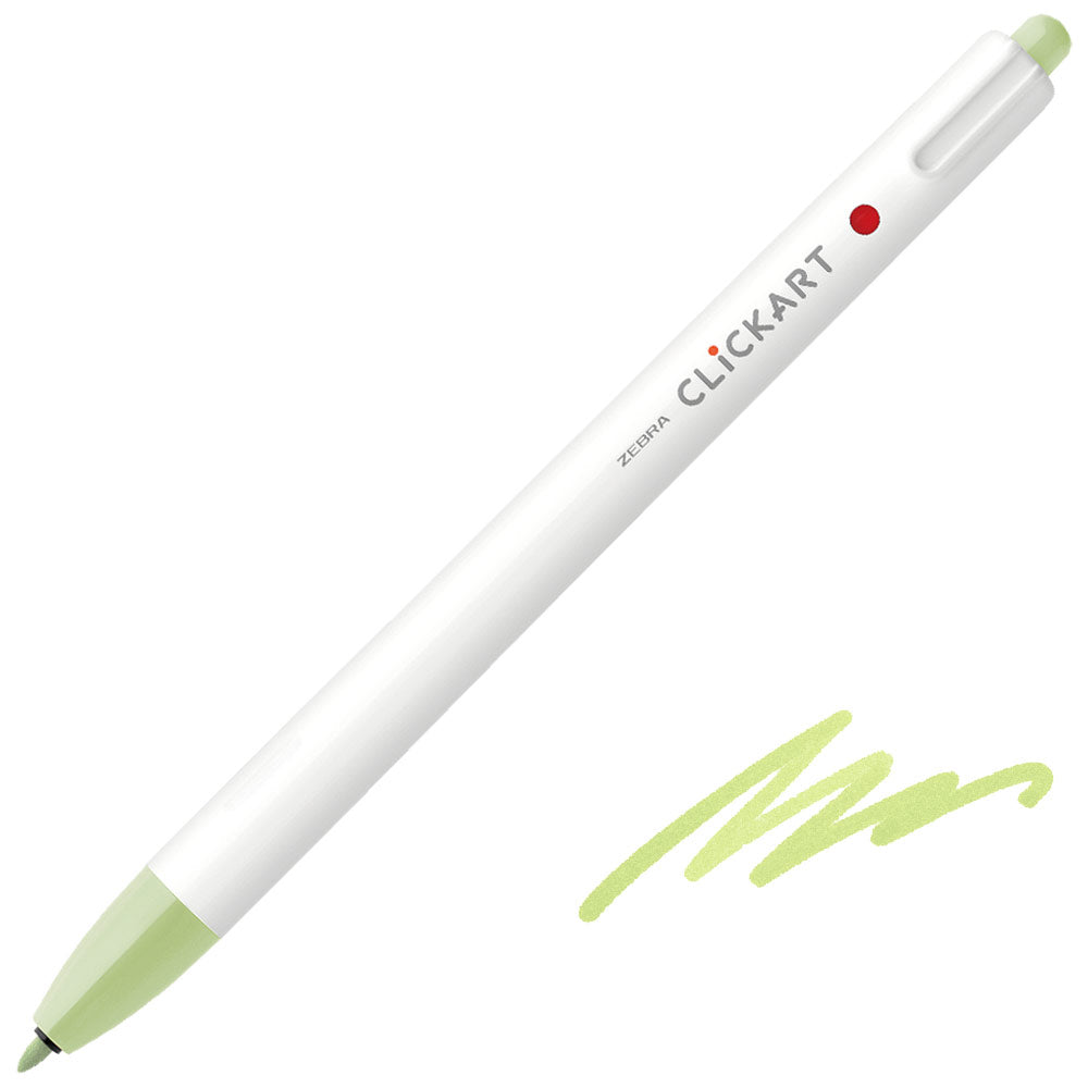 Zebra ClickArt Retractable Felt Tip Pen 0.6 mm – Colour of your choice