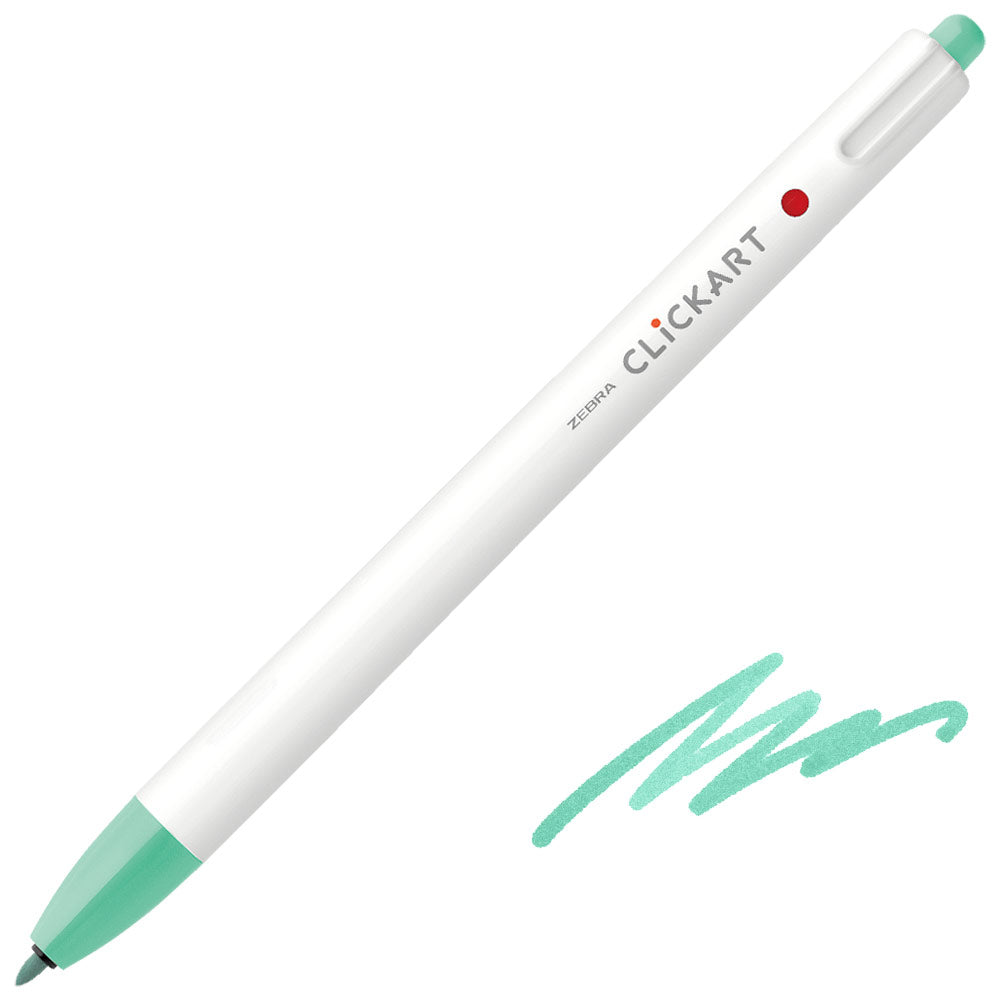 Zebra ClickArt Retractable Felt Tip Pen 0.6 mm – Colour of your choice