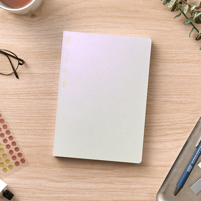 1/2 Year Notebook – A5 – Graph – Limited Edition Aurora White – Stalogy