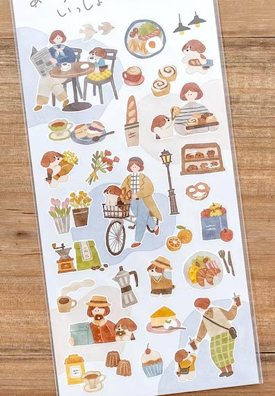 Anoko to Issho Dog Mindwave Stickers