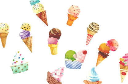 Washi Tape Sticker Ice Cream
