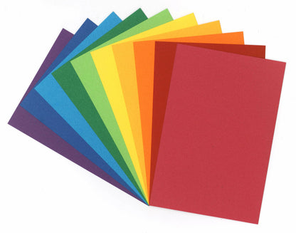 Pack de 10 Papiers pour Loisirs Créatifs - Couleurs Vives