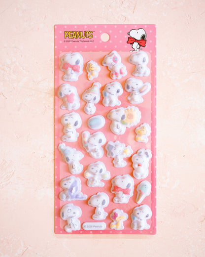 Stickers Flock Snoopy & Peanuts (4 planches au choix)