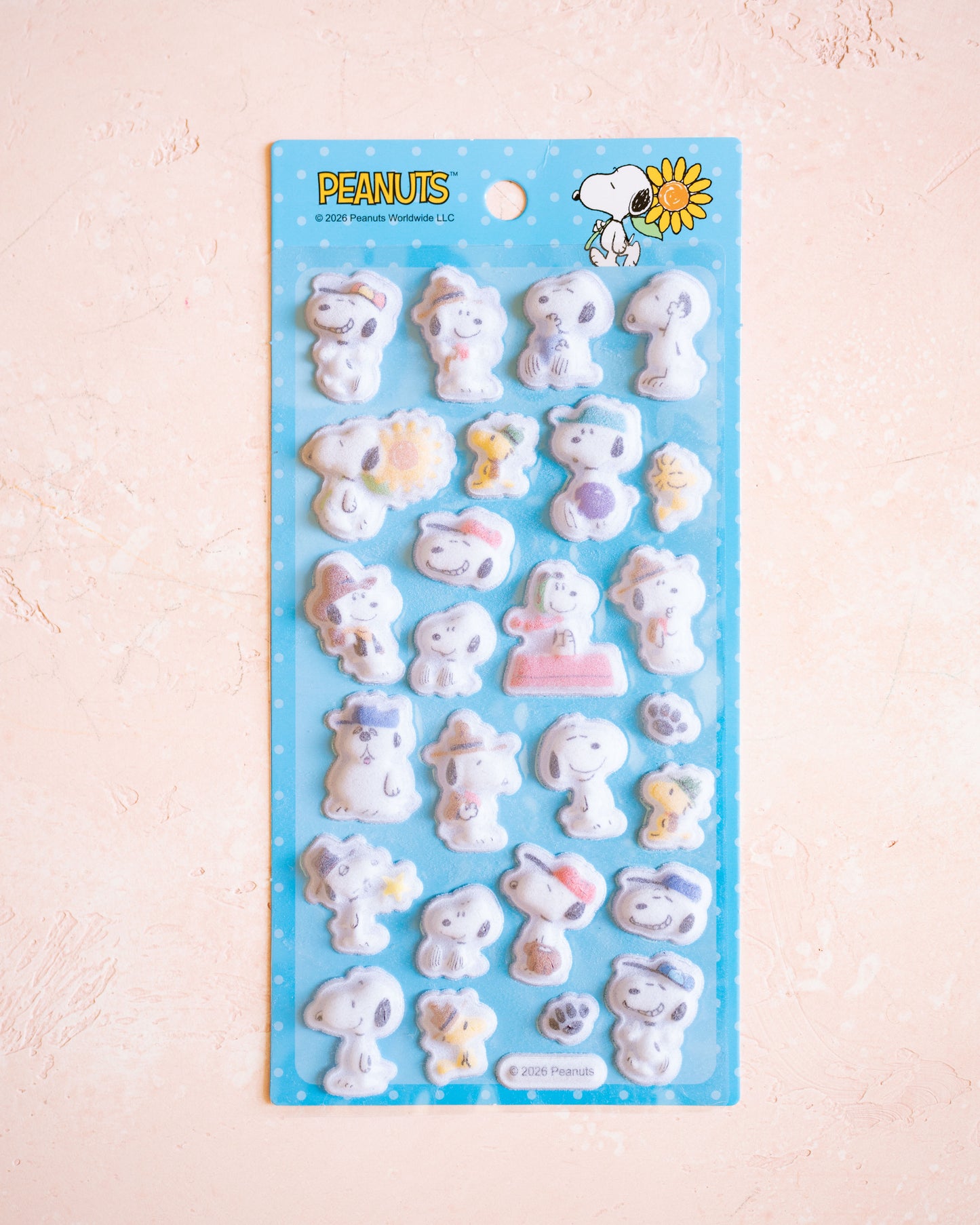 Stickers Flock Snoopy & Peanuts (4 planches au choix)