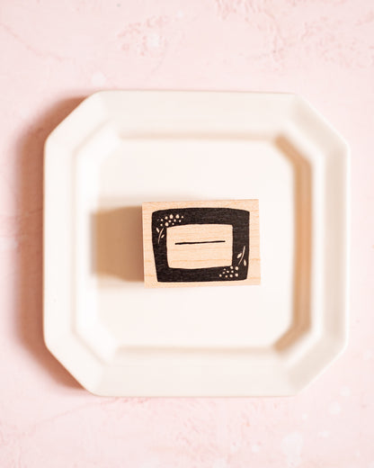 Flower Frame Rubber Stamp