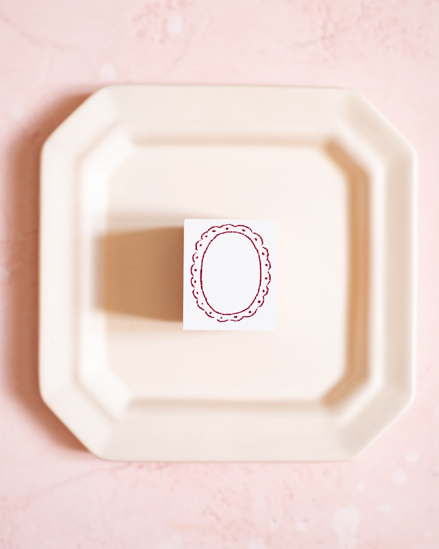 Frame/Plate Stamp Lace Hankodori