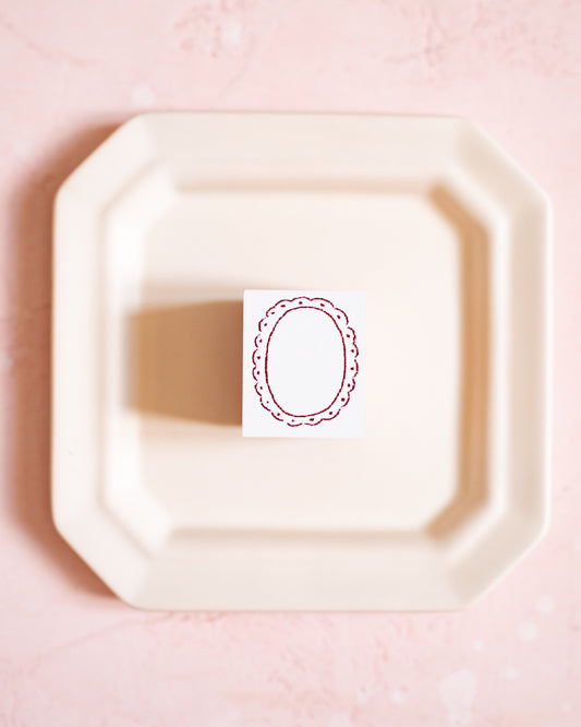 Frame/Plate Stamp Lace Hankodori