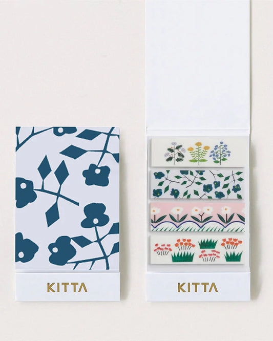 Carnet de Masking Tape Prédécoupé Fleurs 5 KITTA