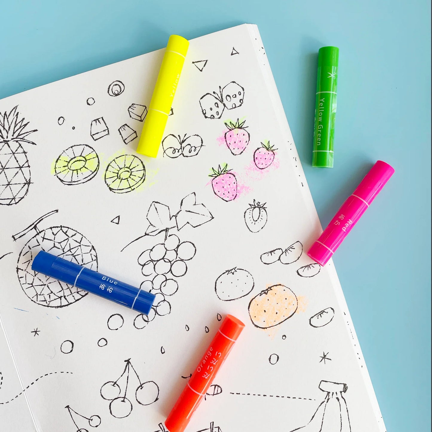 Coloring Book It's okay to color outside the lines - Kokuyo