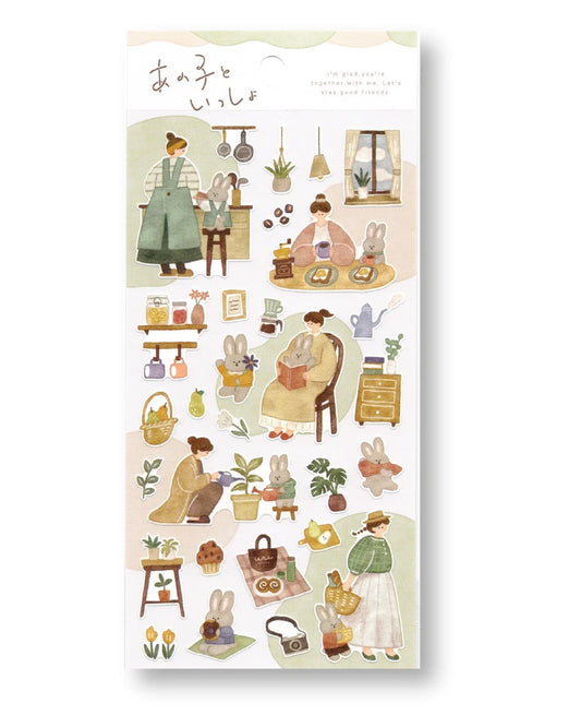 Stickers Anoko to Issho Lapins Mindwave