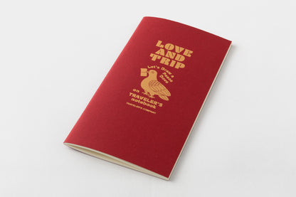 Traveler's Company Notebook Regular Love and Trip - Limited Edition