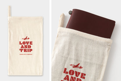Traveler's Company Notebook Regular Love and Trip - Limited Edition