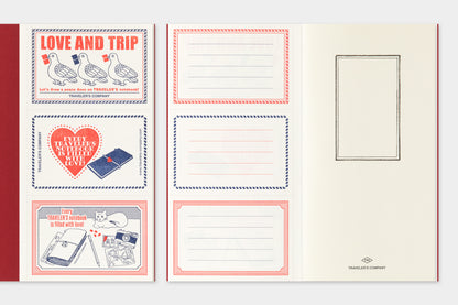 Traveler's Company Notebook Regular Love and Trip - Limited Edition