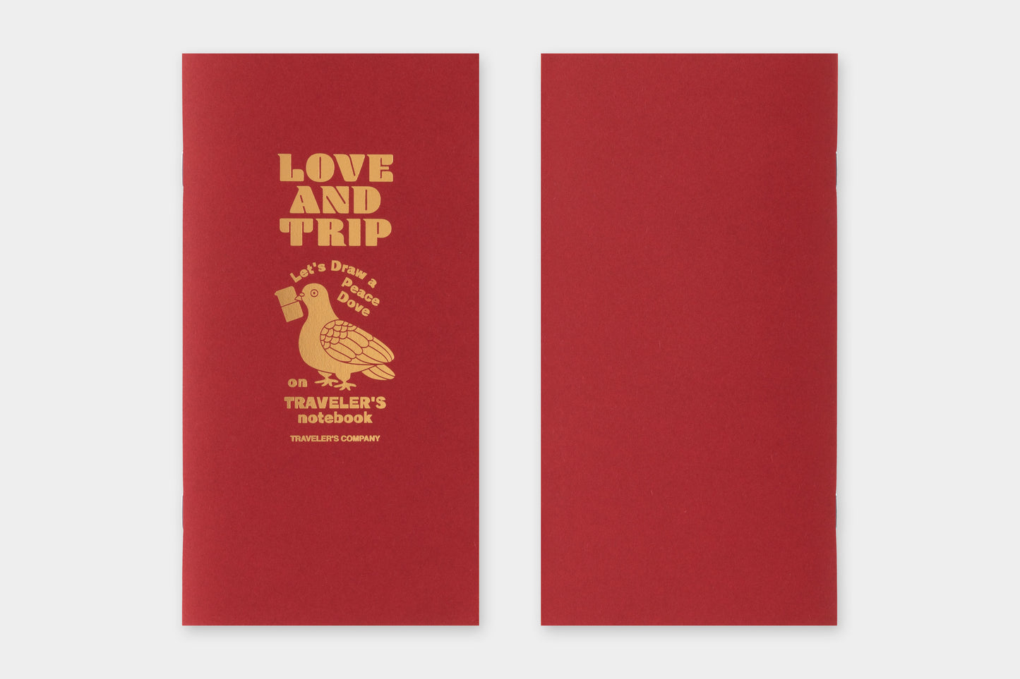 Carnet Papier Crème Love And Trip Regular Traveler's Company Notebook Edition Limitée