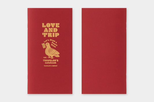Carnet Papier Crème Love And Trip Regular Traveler's Company Notebook Edition Limitée