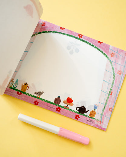 Bloc de Papier à Lettres Par la Fenêtre Aiko Fukawa