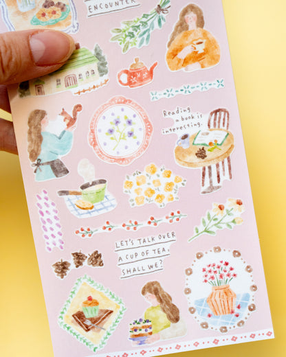 Stickers Plantes Easy Day Mind Wave